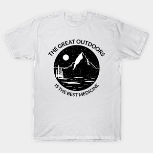 The Great Outdoors Is The Best Medicine T-Shirt
